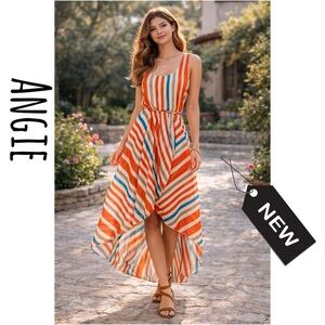 NWT Angie Zigzag pattern maxi